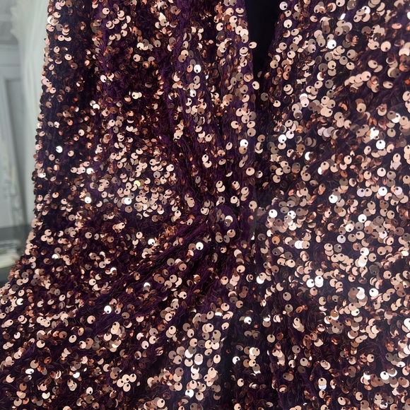 BADGLEY MISCHKA Sequin Blazer and Pant Set 8/10 - Picture 12 of 16